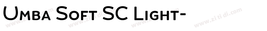 Umba Soft SC Light字体转换